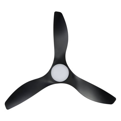 Eglo - Ventilador de teto LED/19W/230V Ø 132 cm preto + comando à distância