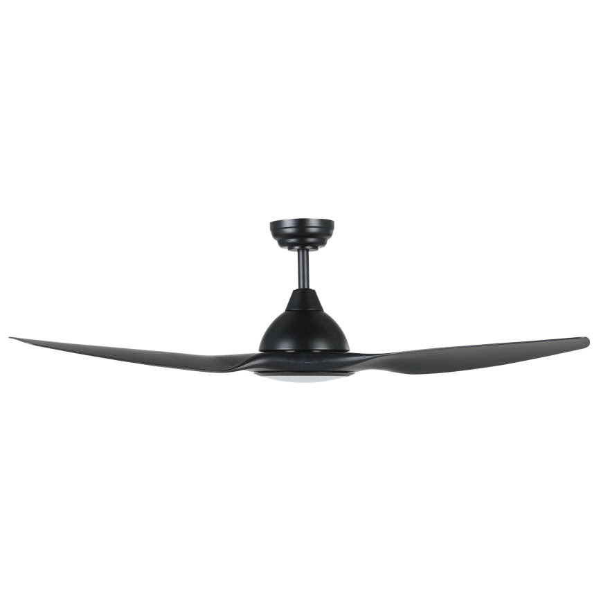 Eglo - Ventilador de teto LED dimmerizável LED/16W/230V preto + comando à distância