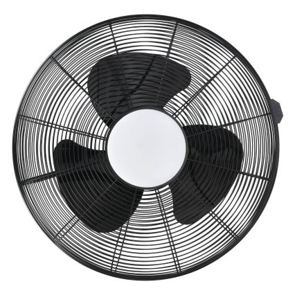 Eglo - Ventilador de teto LED/15W/230V 3000/4000/5000K diâmetro 53 cm preto + comando remoto