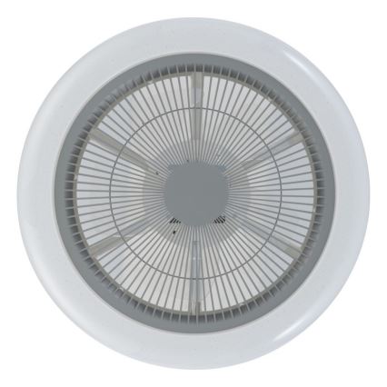 Eglo - Ventilador de teto LED regulável LED/25,5W/230V cinza + controlo remoto