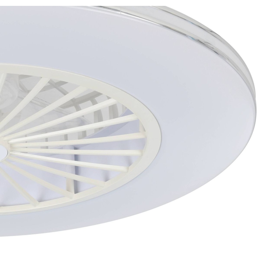 Eglo - Ventilador de teto LED dimerizável 3xLED/12,6W/230V 2700-6500K Ø 55 cm branco + comando remoto