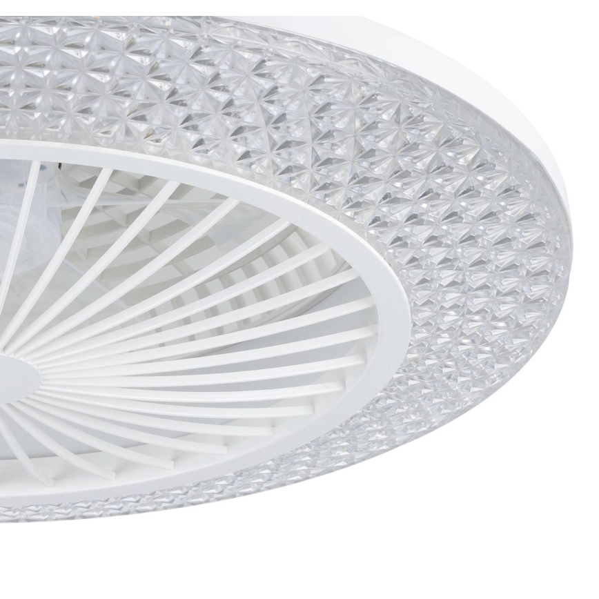 Eglo - Ventilador de teto LED dimerizável 3xLED/12,6W/230V 2700-6500K Ø 55 cm branco + comando à distância