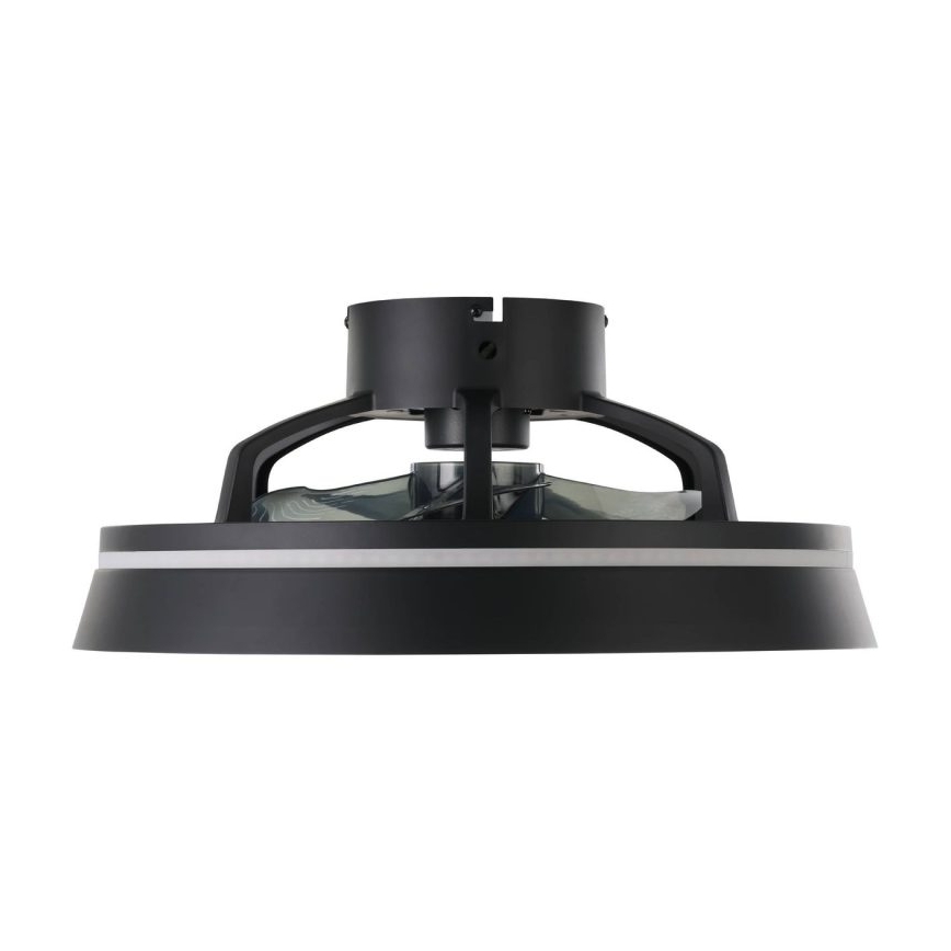 Eglo - Ventilador de teto LED RGBW dimerizável 3xLED/8,5W/230V+LED/6W 2700-6500K Ø 48 cm preto + comando remoto
