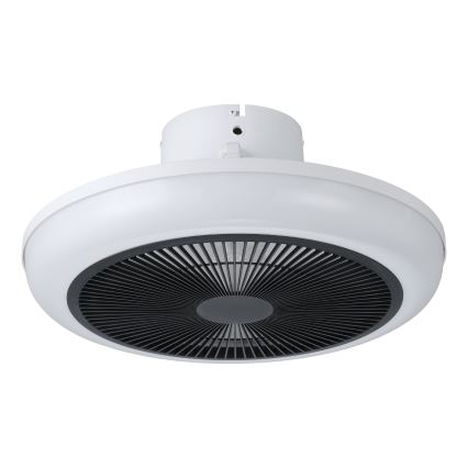 Eglo - Ventilador de teto LED regulável 3xLED/8,5W/230V 2700-6500K diâmetro 45,5 cm preto + controlo remoto