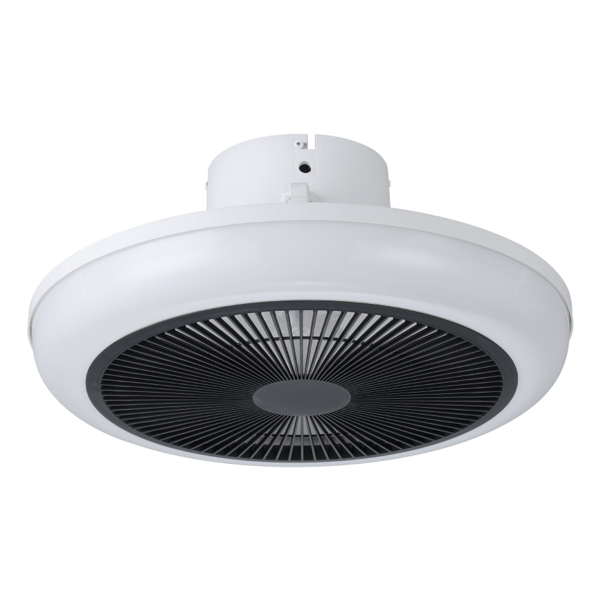 Eglo - Ventilador de teto LED regulável 3xLED/8,5W/230V 2700-6500K diâmetro 45,5 cm preto + controlo remoto