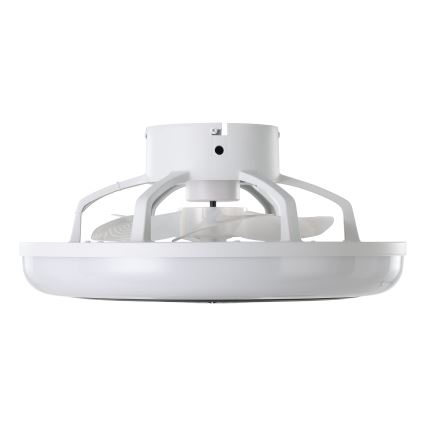 Eglo - Ventilador de teto LED regulável 3xLED/8,5W/230V 2700-6500K diâmetro 45,5 cm preto + controlo remoto