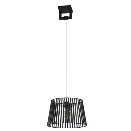 Eglo - Candeeiro suspenso 1xE27/40W/230V preto