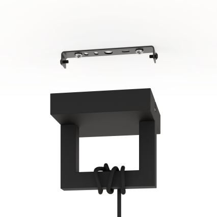 Eglo - Candeeiro suspenso 1xE27/40W/230V preto