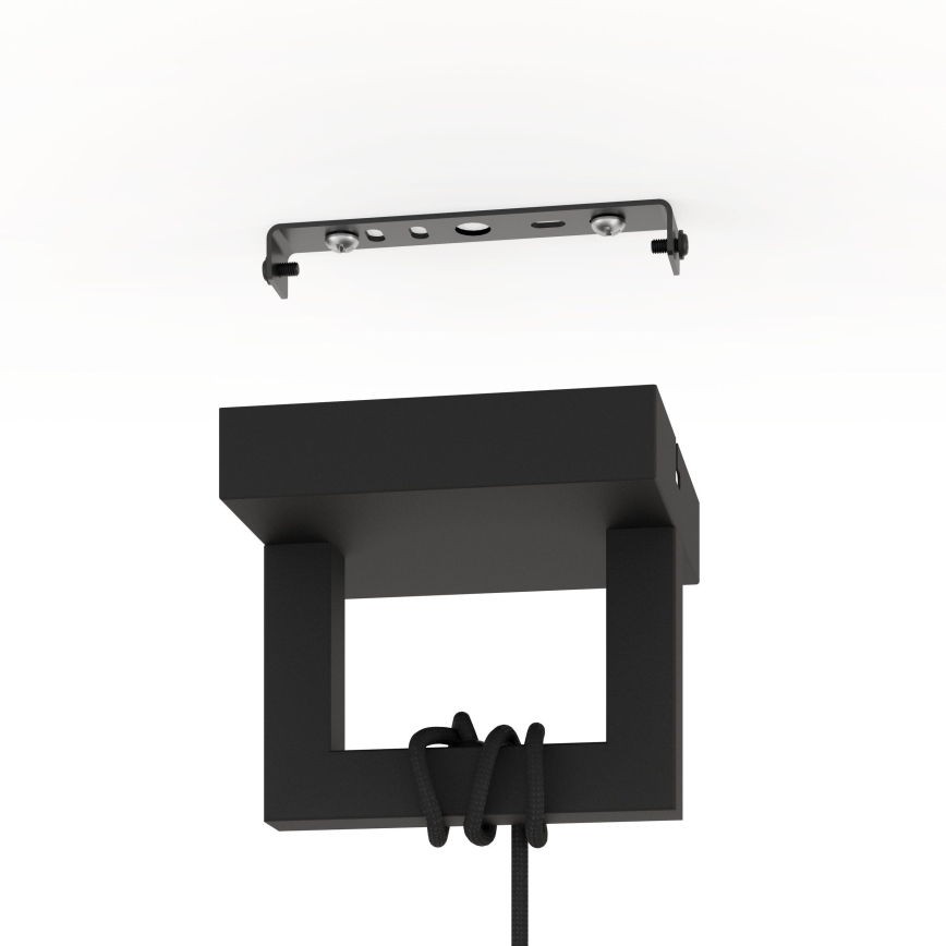 Eglo - Candeeiro suspenso 1xE27/40W/230V preto