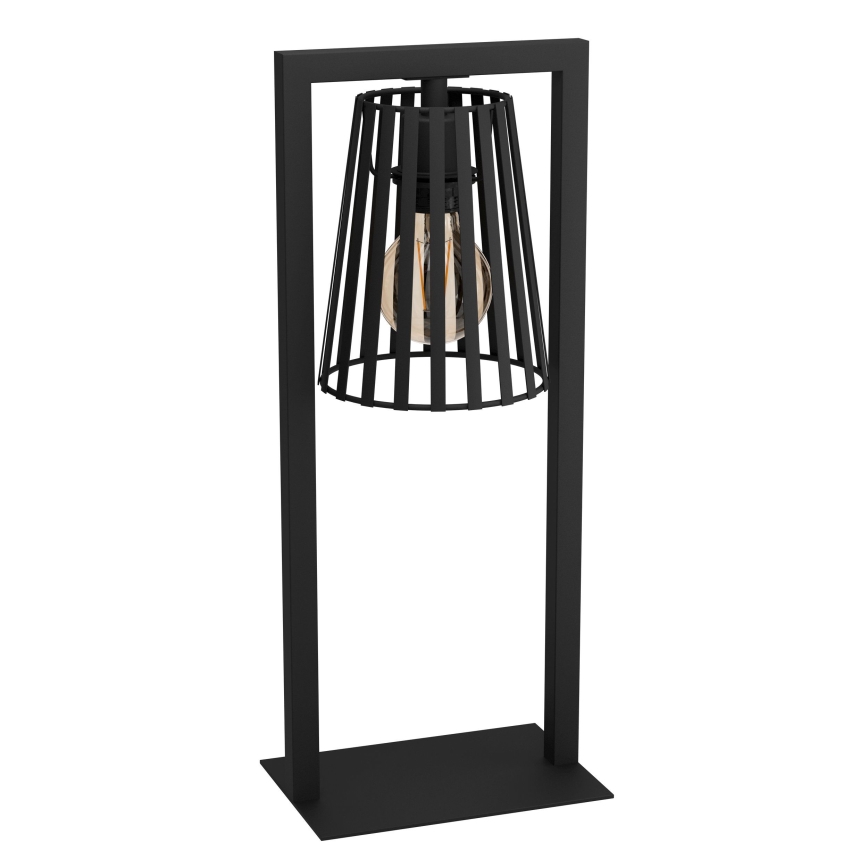 Eglo - Candeeiro de mesa 1xE27/40W/230V preto