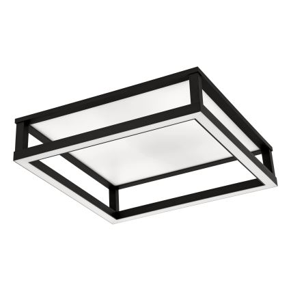 Eglo - Iluminação de teto LED com regulação LED/29,4W/230V 2700-6500K preto + comando