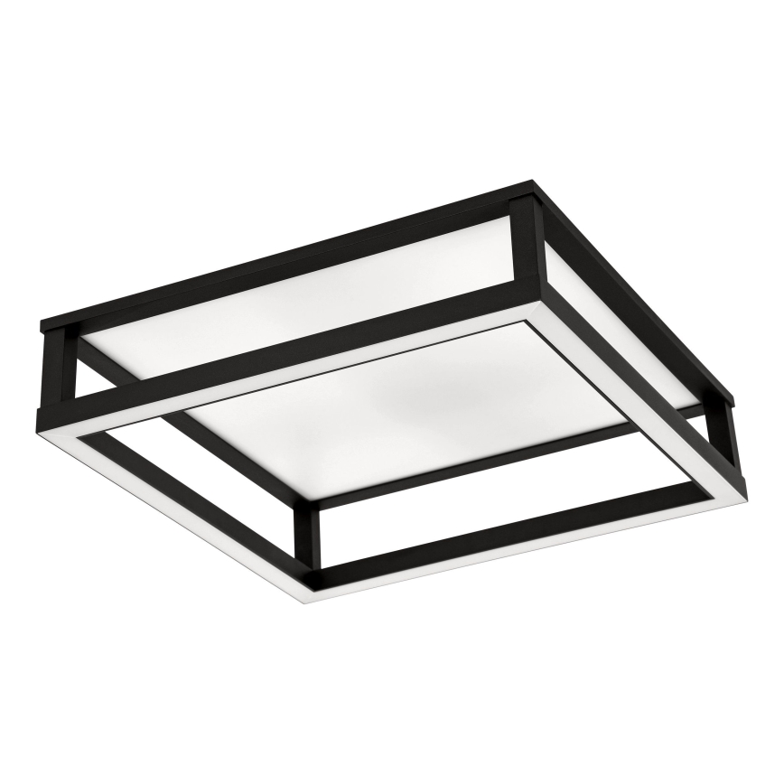 Eglo - Iluminação de teto LED com regulação LED/29,4W/230V 2700-6500K preto + comando