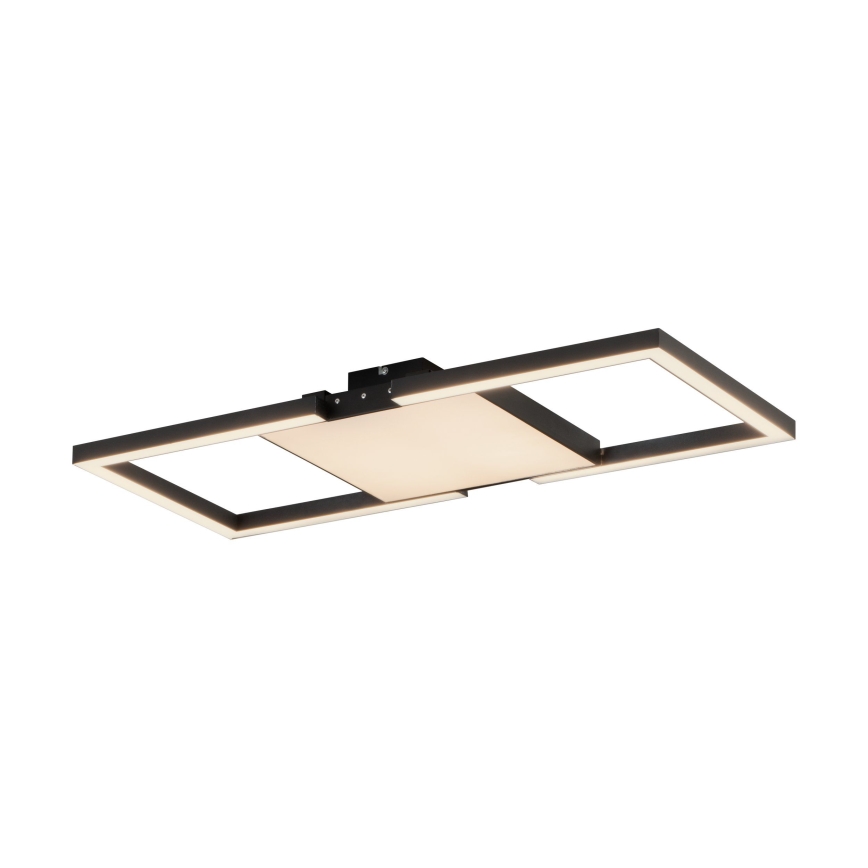 Eglo - Iluminação de teto LED com regulação LED/26,2W/230V 2700-6500K preto + comando