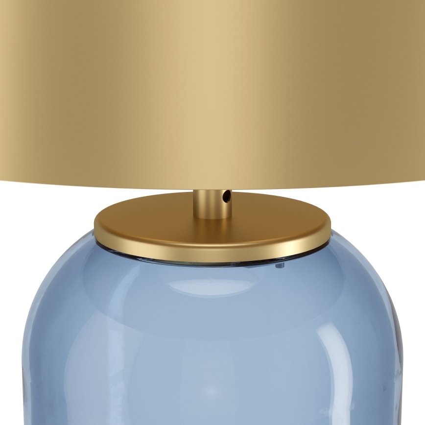 Eglo - Candeeiro de mesa 1xE27/40W/230V dourado/azul