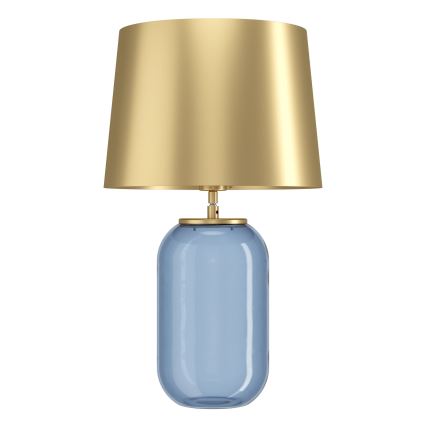 Eglo - Candeeiro de mesa 1xE27/40W/230V dourado/azul