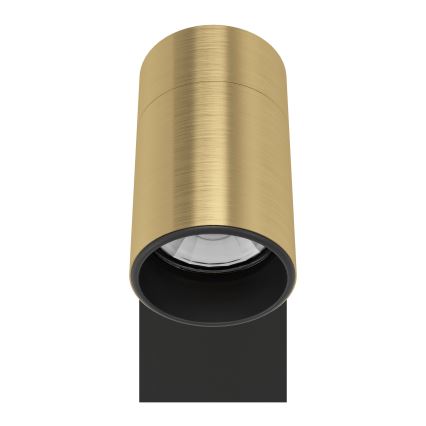 Eglo - Foco de parede LED 1xGU10/4,5W/230V 3000K preto/dourado