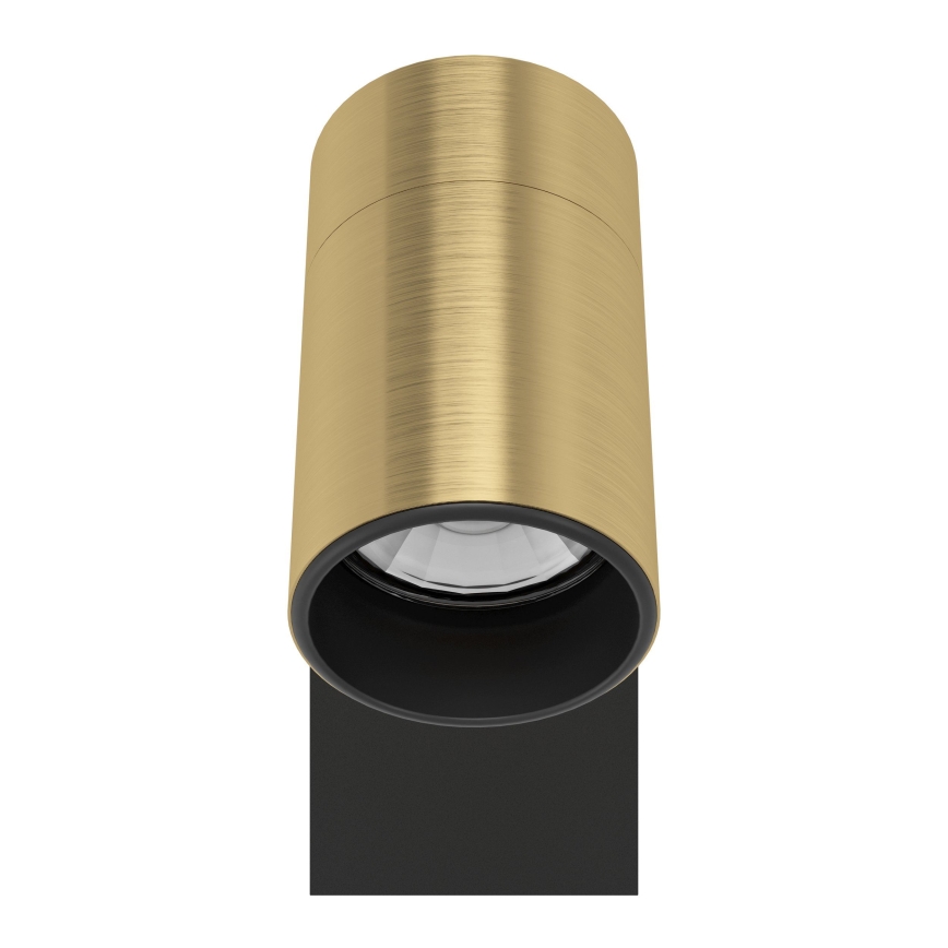 Eglo - Foco de parede LED 1xGU10/4,5W/230V 3000K preto/dourado