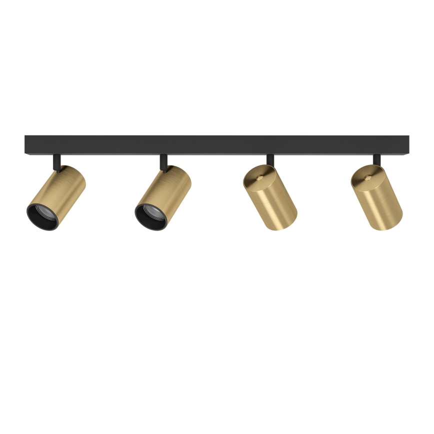 Eglo - Foco LED 4xGU10/4,5W/230V 3000K preto/dourado