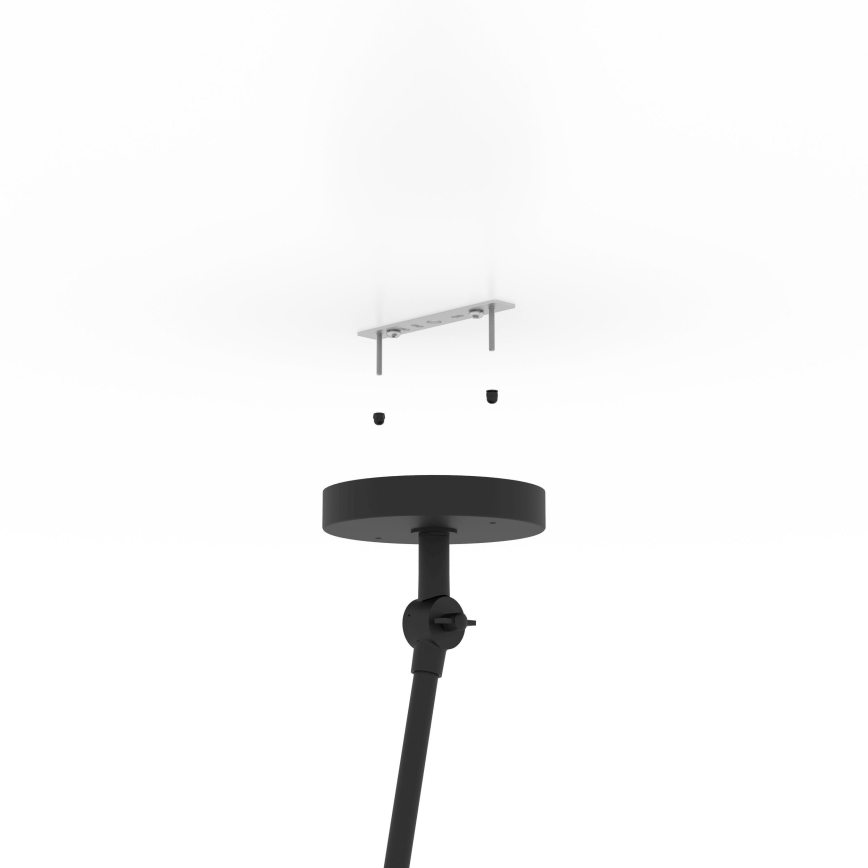 Eglo - Candeeiro suspenso 1xE27/40W/230V preto