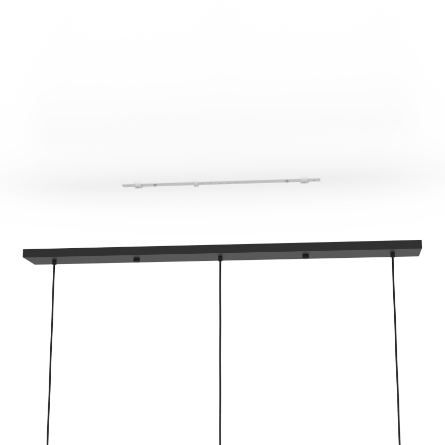 Eglo - Candeeiro suspenso 3xE27/40W/230V preto