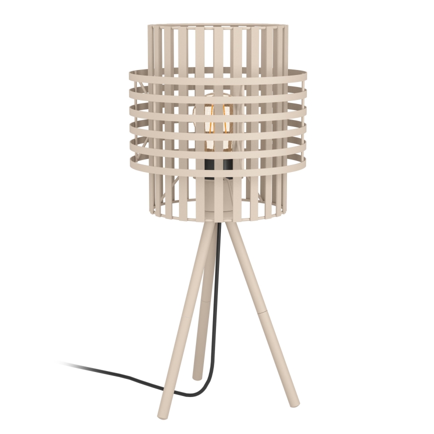 Eglo - Candeeiro de chão 1xE27/40W/230V creme