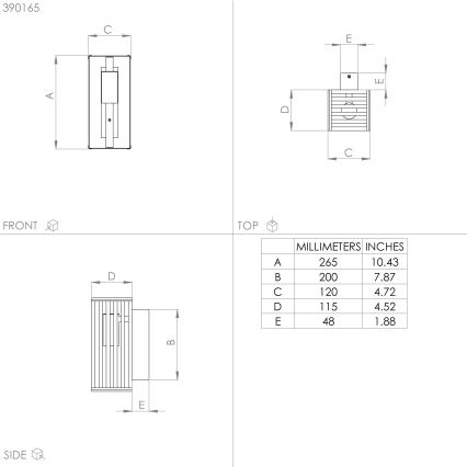Eglo - Iluminação de parede 1xE27/40W/230V preto/castanho