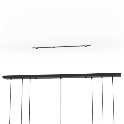 Eglo - Candeeiro suspenso 7xE14/40W/230V dourado/preto