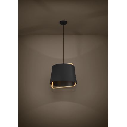 Eglo - Candeeiro suspenso 1xE27/40W/230V preto
