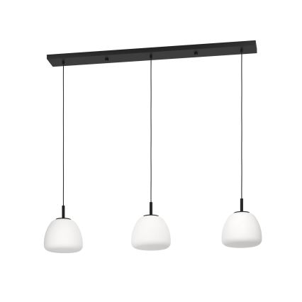 Eglo - Candeeiro suspenso 3xE27/40W/230V preto