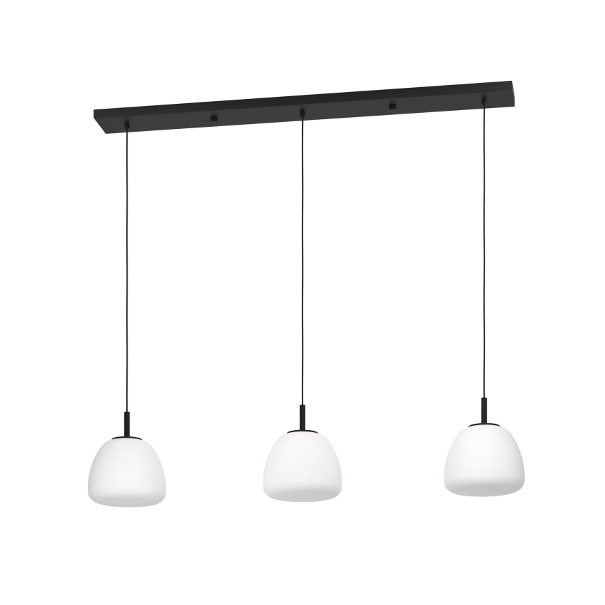 Eglo - Candeeiro suspenso 3xE27/40W/230V preto