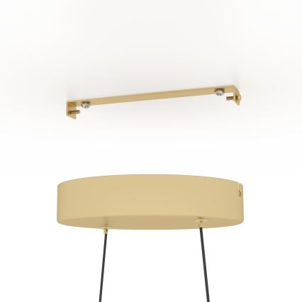 Eglo - Candeeiro suspenso LED com regulação LED/37,5W/230V 3000K dourado