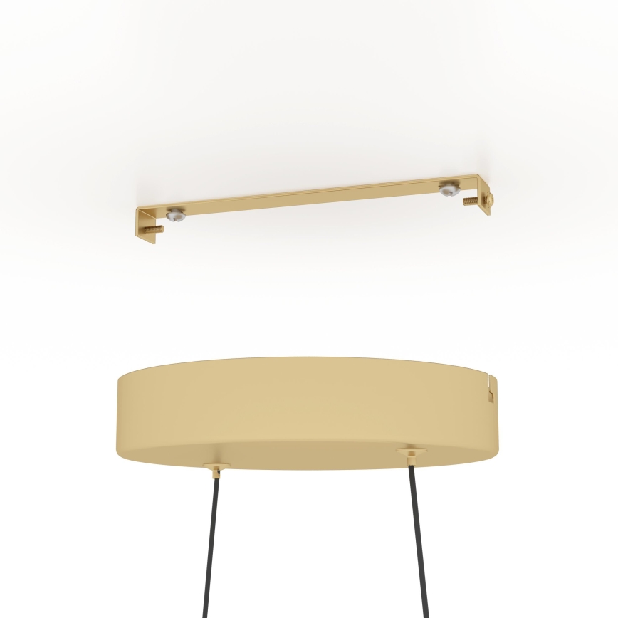 Eglo - Candeeiro suspenso LED com regulação LED/37,5W/230V 3000K dourado