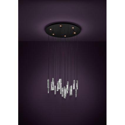 Eglo - Candeeiro suspenso LED com regulação 6xLED/4,2W/230V 3000K transparente