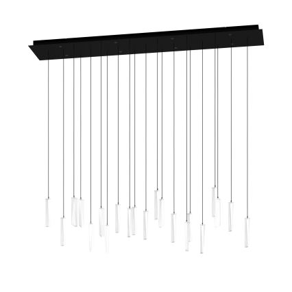 Eglo - Candeeiro suspenso LED com regulação 8xLED/4,2W/230V 3000K transparente