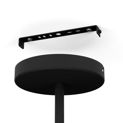 Eglo - Candeeiro suspenso 1xE27/60W/230V diâmetro 98,5 cm preto