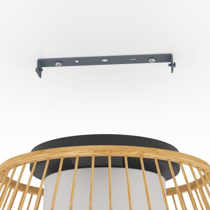 Eglo - Iluminação de teto 1xE27/40W/230V bambu