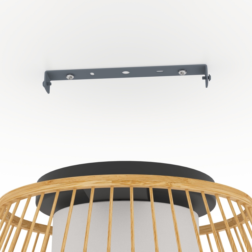 Eglo - Iluminação de teto 1xE27/40W/230V bambu