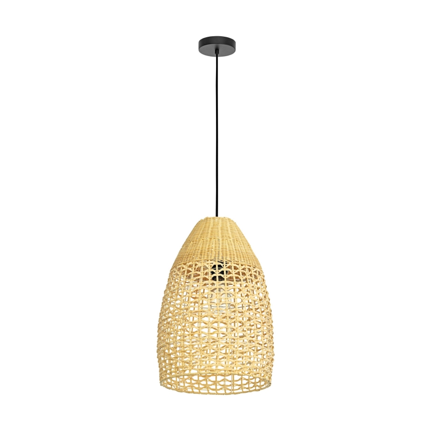 Eglo - Candeeiro suspenso 1xE27/40W/230V diâmetro 35 cm bambu