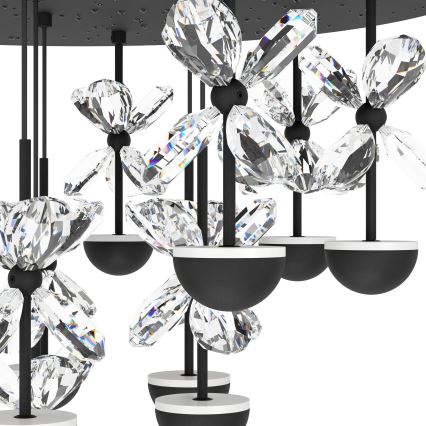 Eglo - Iluminação de teto LED com regulação LED/27W/230V 3000K preto