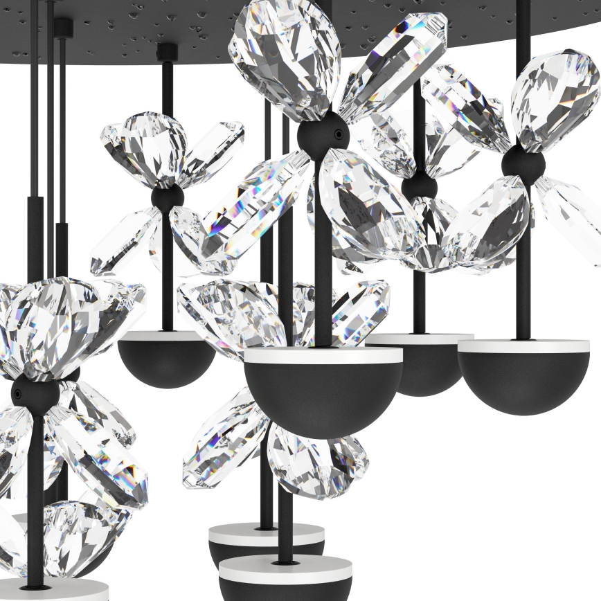 Eglo - Candeeiro suspenso LED com regulação LED/23W/230V 3000K preto