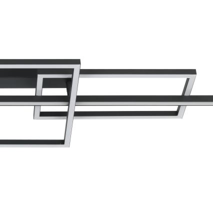 Eglo - Candeeiro integrado LED com regulação LED/34,5W/230V 3000K preto