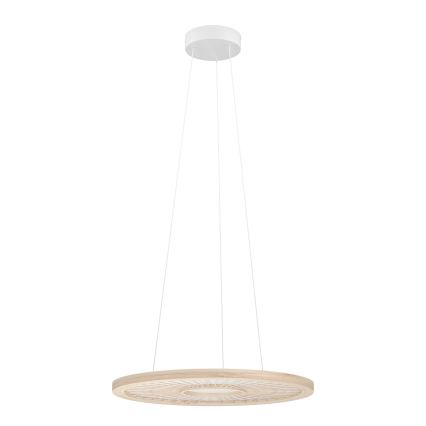 Eglo - Candeeiro suspenso LED com regulação LED/36W/230V 4000K bege