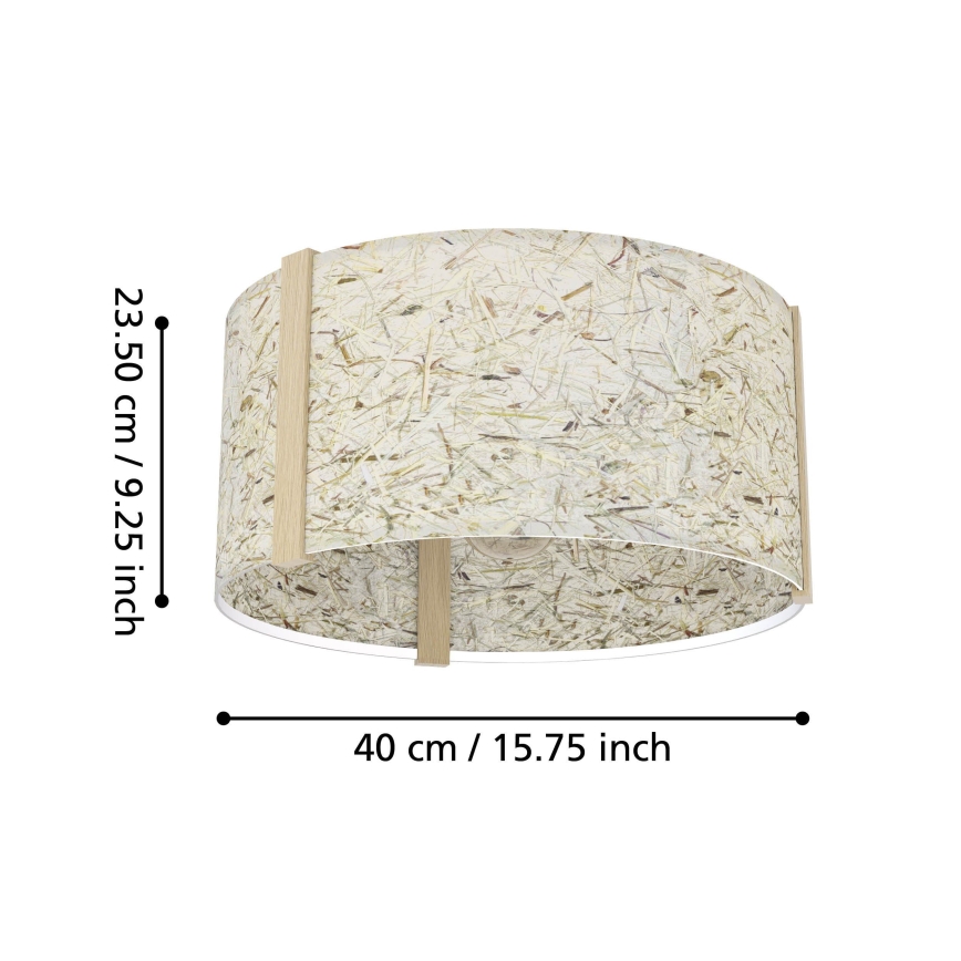 Eglo - Iluminação de teto 1xE27/25W/230V bege