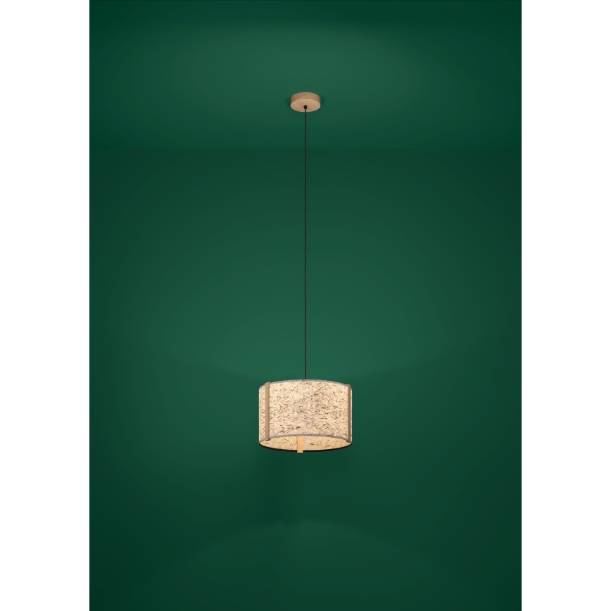 Eglo - Candeeiro suspenso 1xE27/25W/230V bege