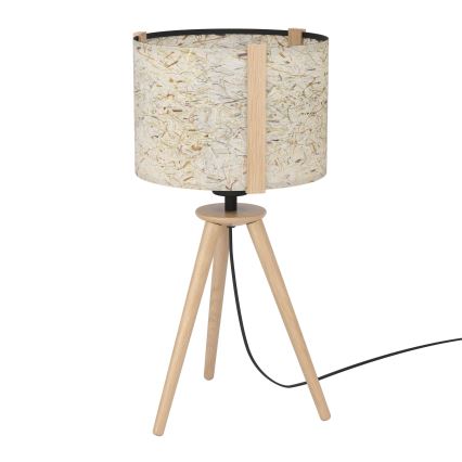 Eglo - Candeeiro de mesa 1xE27/25W/230V bege