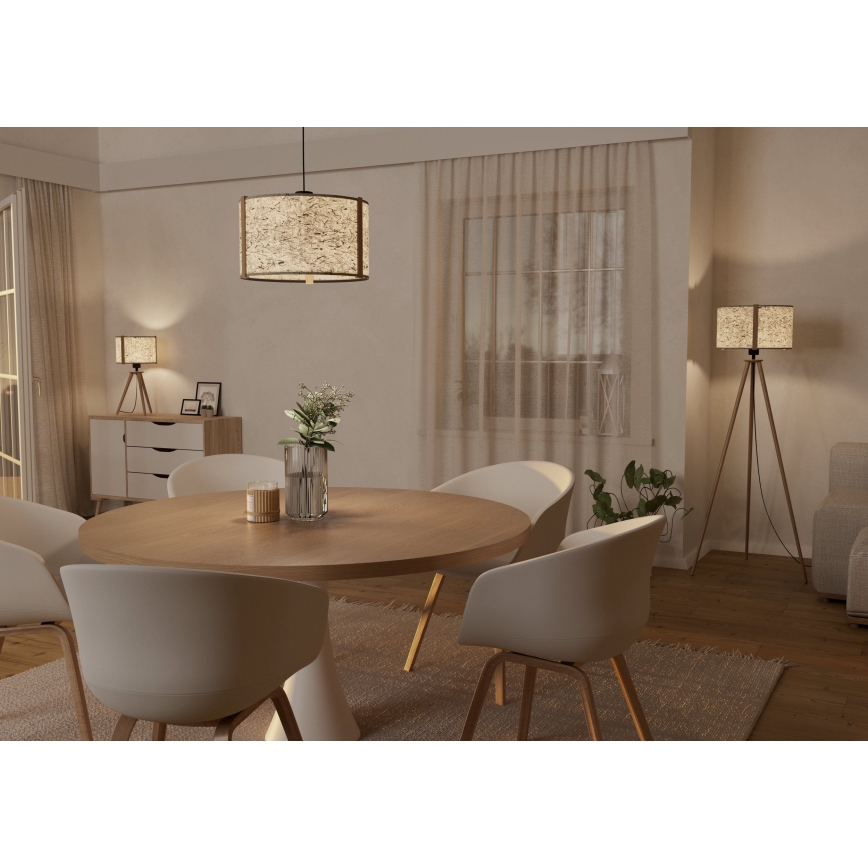 Eglo - Candeeiro de mesa 1xE27/25W/230V bege