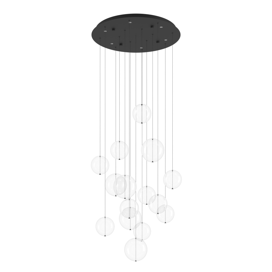 Eglo - Candeeiro suspenso LED com regulação 6xLED/4,2W/230V 3000K transparente