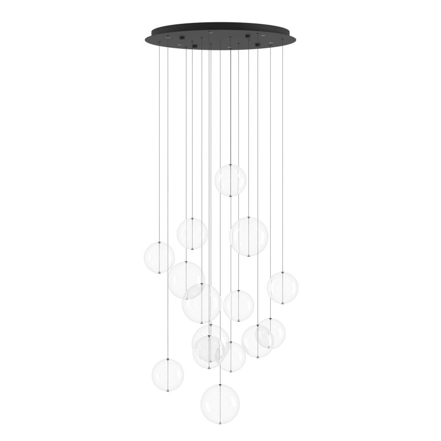 Eglo - Candeeiro suspenso LED com regulação 6xLED/4,2W/230V 3000K transparente