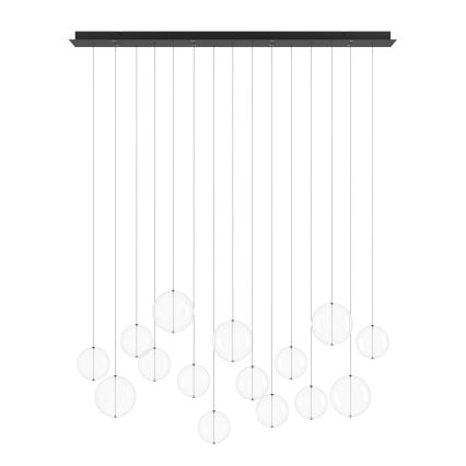 Eglo - Candeeiro suspenso LED com regulação 8xLED/4,2W/230V 3000K transparente