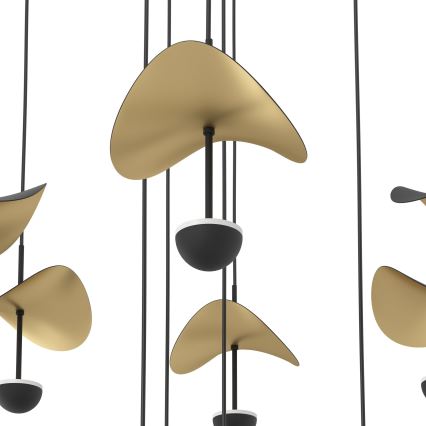 Eglo - Candeeiro suspenso LED com regulação 10xLED/2,3W/230V 3000K diâmetro 58 cm